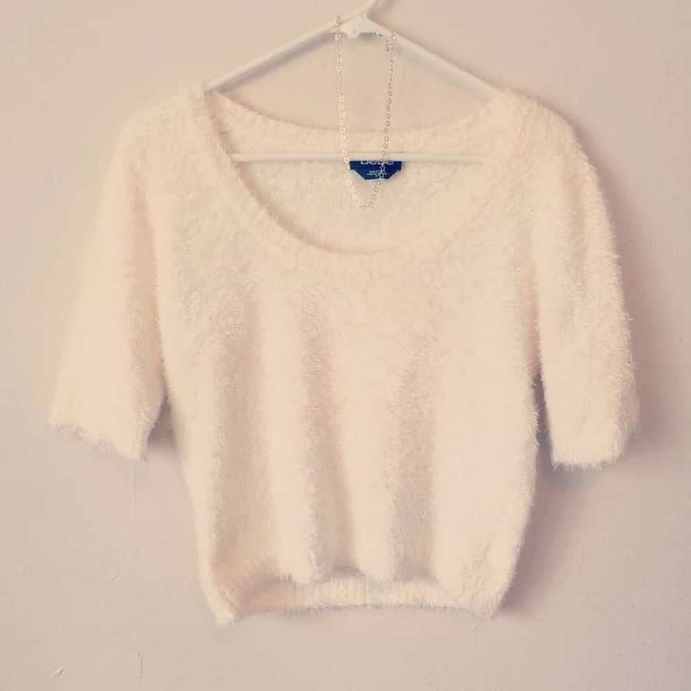 Bebe Fuzzy Shirt